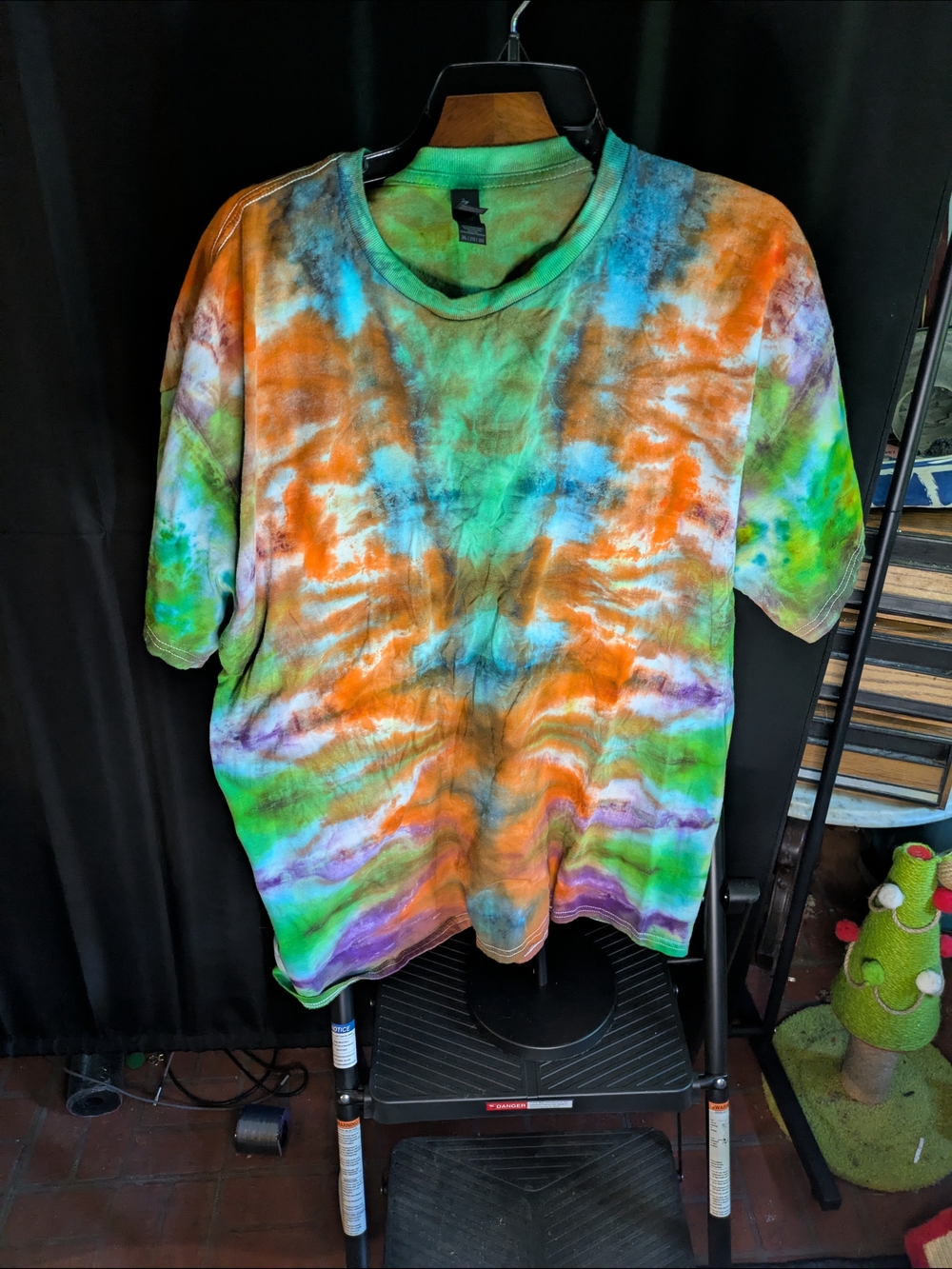 Unisex Size XX-LARGE Handmade Tie Dye T-Shirt #8